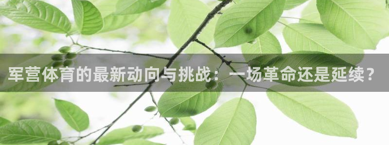 沐鸣2主管：军营体育的最新动向与挑战：一场革命还是延续？